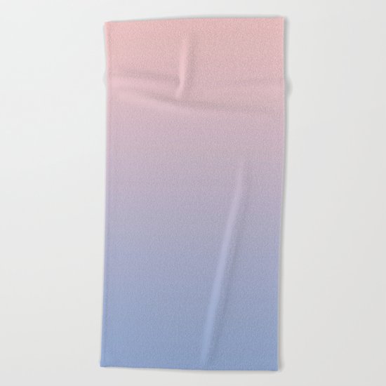 Rose Diamond / Quietude Gradient Colors Beach Towel