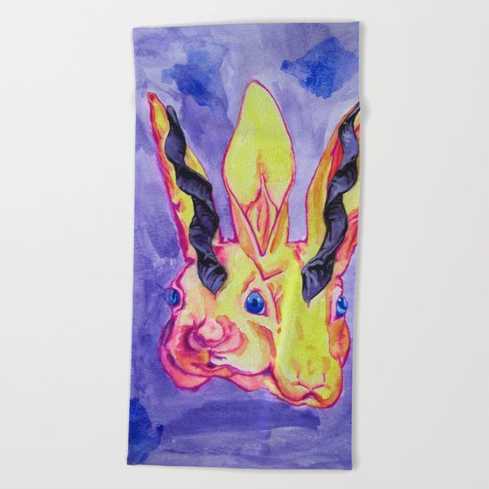 Conjoined Al-mi'raj Beach Towel