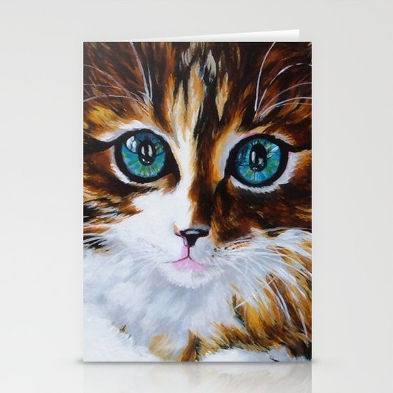 Whiskers the Cat Stationery Cards