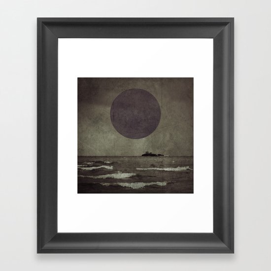 Purple storm Framed Art Print