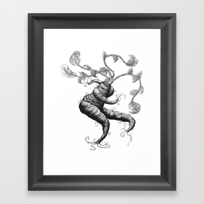 Daikon Dance Framed Art Print