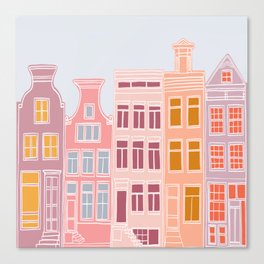 Colors of Amsterdam Canvas Print