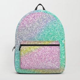 Iridescent Glitter Holographic Magical Image Backpack