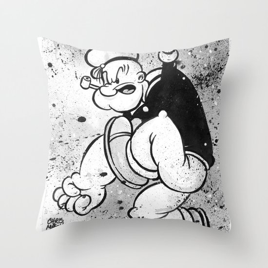 POPEYE Throw Pillow