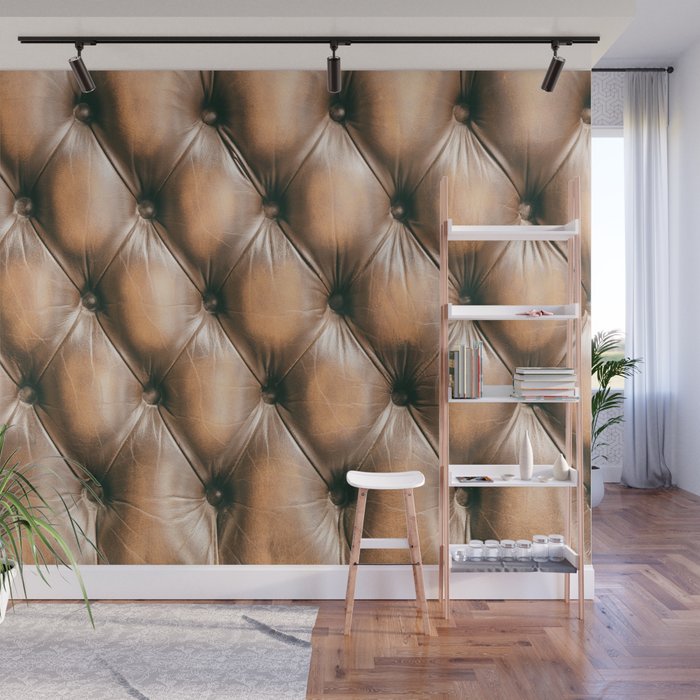 3D Brown Fur Texture Wall Murals