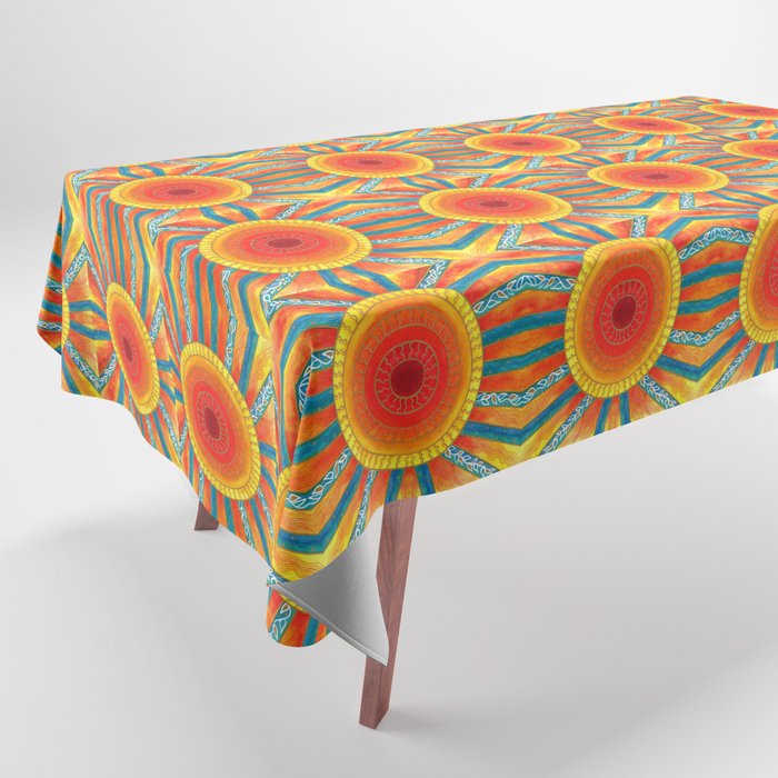 Hot Spell Tablecloth by Shelley Ylst Art Society6