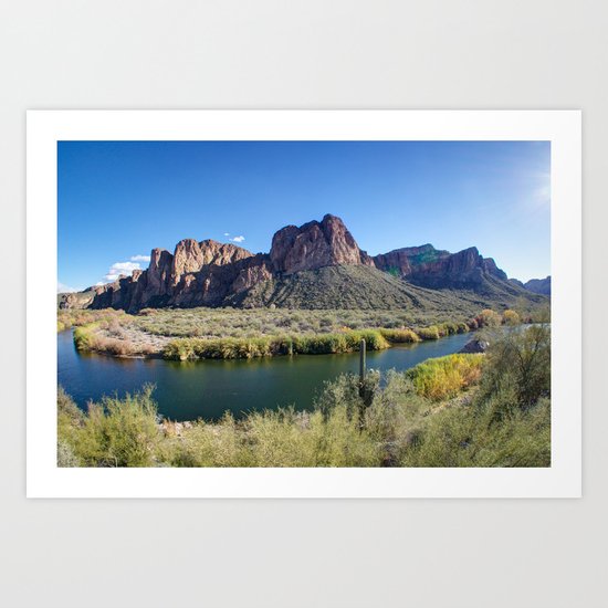 Salt River Art Print