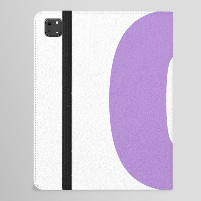 0 (Lavender & White Number) iPad Folio Case