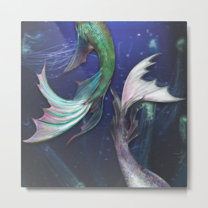 Tails & Scales Metal Print