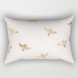 Busy Bees (Sand) Rectangular Pillow