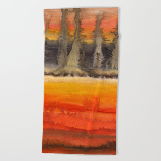 Improvisation 18 Beach Towel