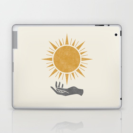 Sunburst Hand Laptop & iPad Skin