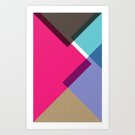 Triangles Art Print