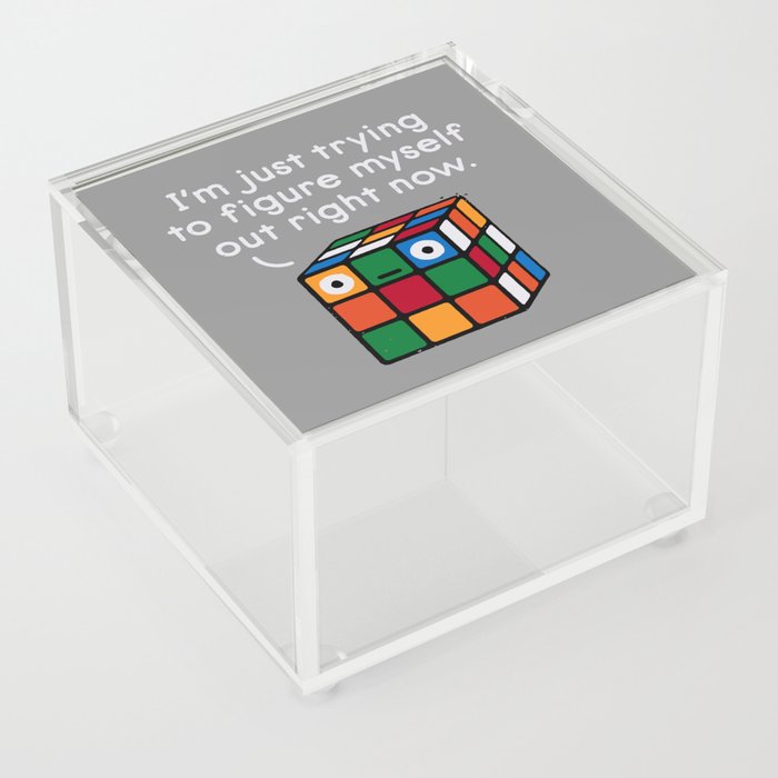 Back To Square One Acrylic Box