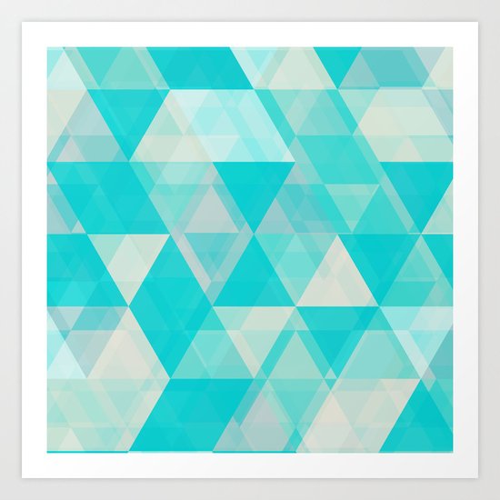 À LA MER Art Print