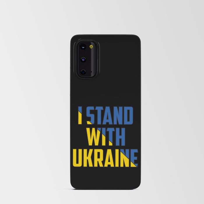 I Stand With Ukraine Android Card Case