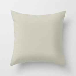 French Gray Linen Throw Pillow