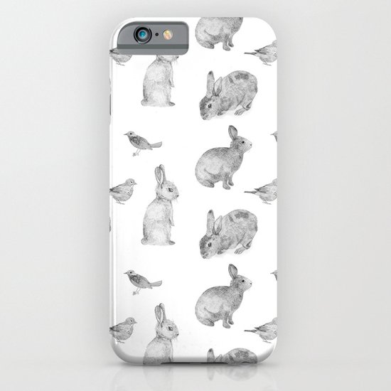 Bunny & Bird iPhone & iPod Case