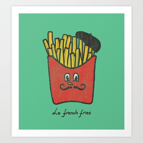 French Fries Art Print