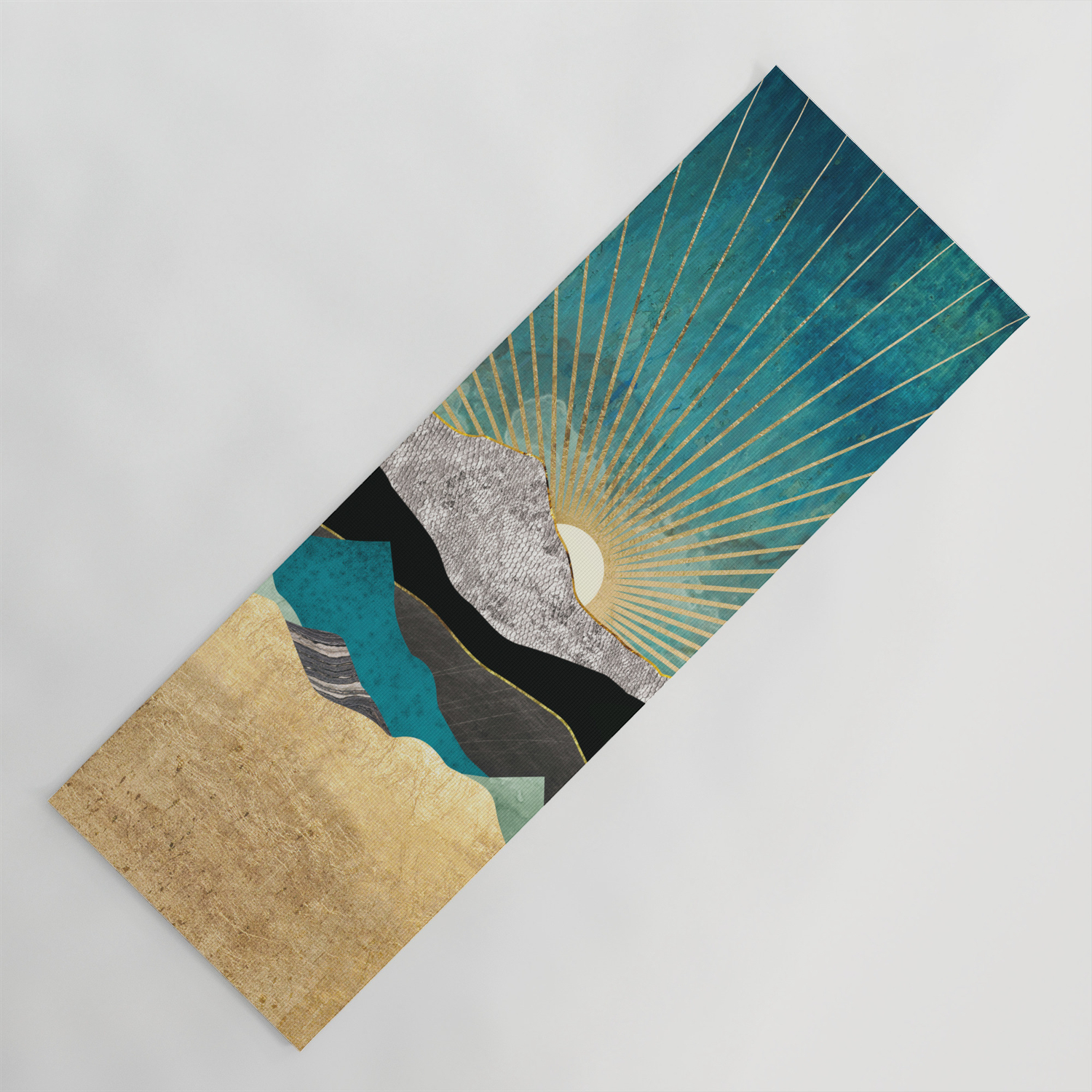 Peacock Vista Yoga Mat By Spacefrogdesigns Society6