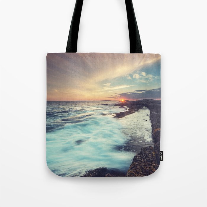 Setting over Surf Tote Bag