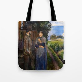 Summer Evening, 1889 by Edvard Munch Tote Bag