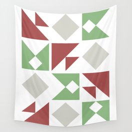 Classic triangle modern composition 9 Wall Tapestry