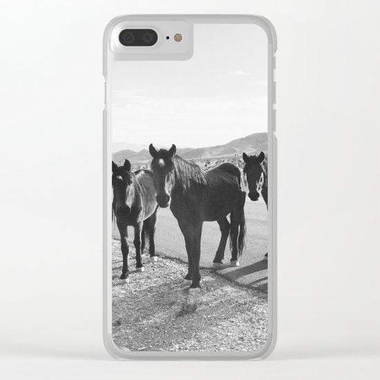 Cold Creek Horse Crew Clear iPhone Case