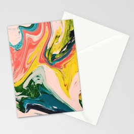 Revival: A colorful retro painting by Alyssa Hamilton Art   Stationery Card