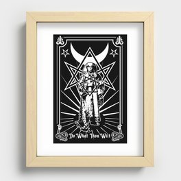 Aleister Crowley - Do What Thou Wilt Recessed Framed Print