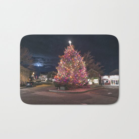 Rockport's Christmas tree 2015 Bath Mat
