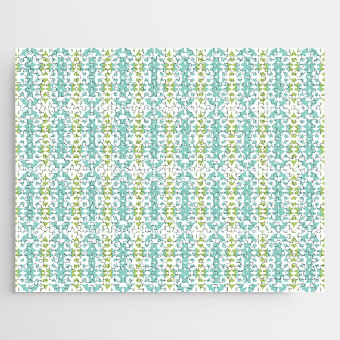 Abstract Fascade Pattern Artwork 02 Color 01 Jigsaw Puzzle
