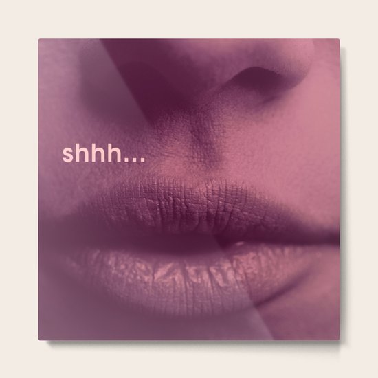 Shhh... Metal Print