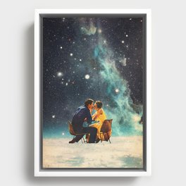 I'll Take you to the Stars for a second Date Framed Canvas