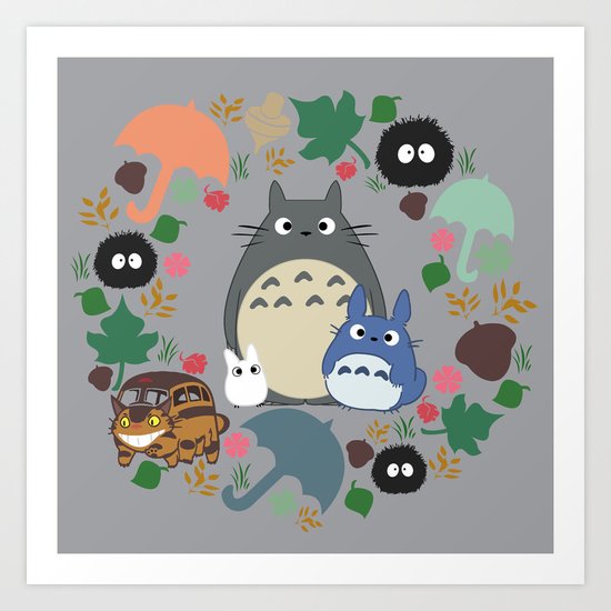 Troll Wreath Art Print