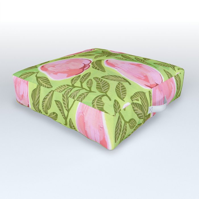 Summer Rose Apple : Jambu Air Outdoor Floor Cushion