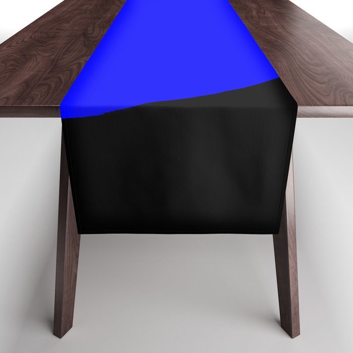 Heart (Blue & Black) Table Runner