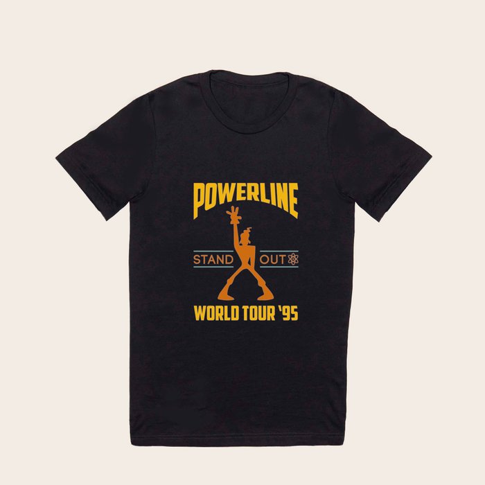 Powerline World Tour 95 Concert Tee T Shirt