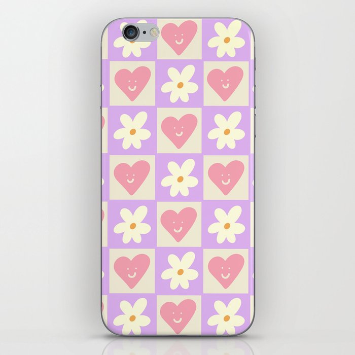 Spring of Flowers and Love - Pink and Lilac iPhone Skin