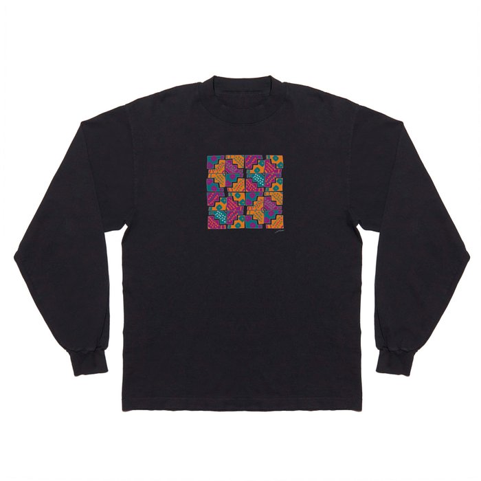 Wari pop V Long Sleeve T Shirt