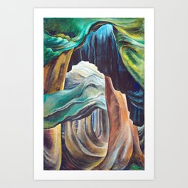 Emily Carr Forest British Columbia Painting Art Print