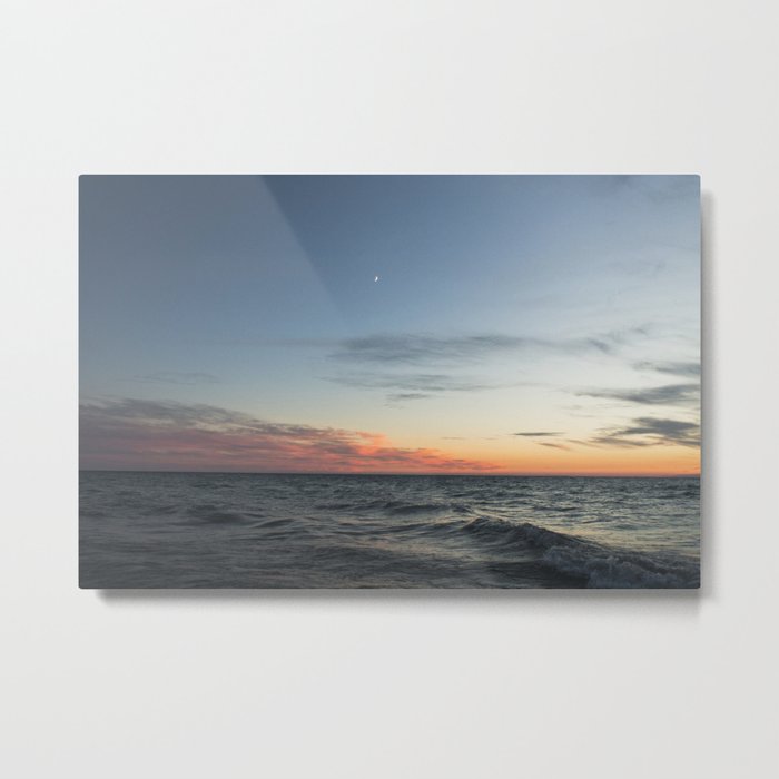 Lake Michigan Sunset Metal Print By Caitlintyner