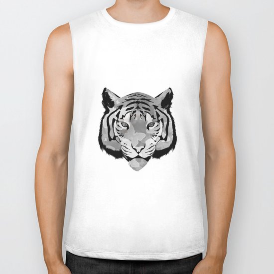 Tiger B&W Biker Tank