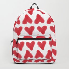 Painted Red Hearts - Valentine’s Day Backpack