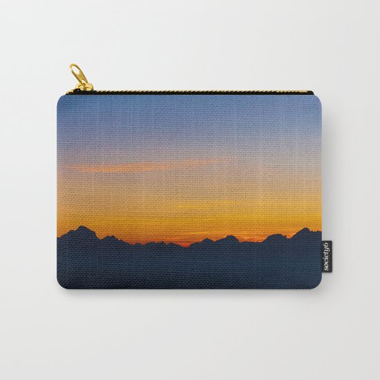 Wispy Mountain Glow Carry-All Pouch