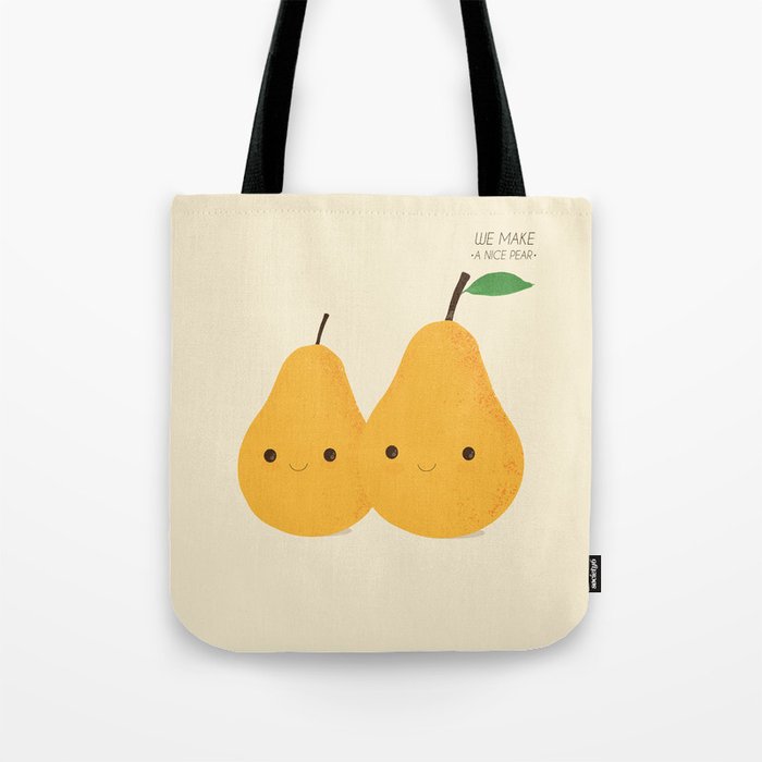 We make a nice pear Tote Bag