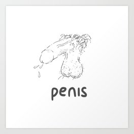 Penis  Art Print