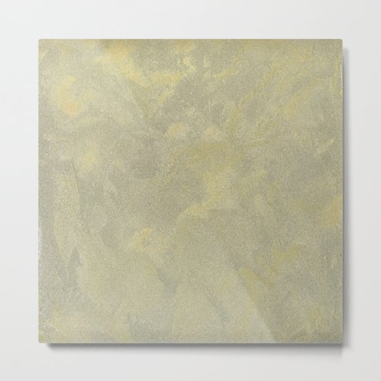 Modern Masters Metallic Plaster - Aged Gold and Silver Fox - Custom Glam Metal Print