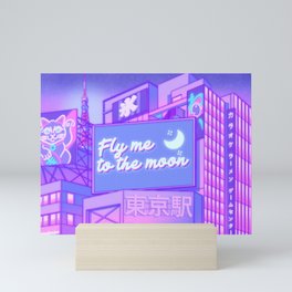 Moon City Mini Art Print