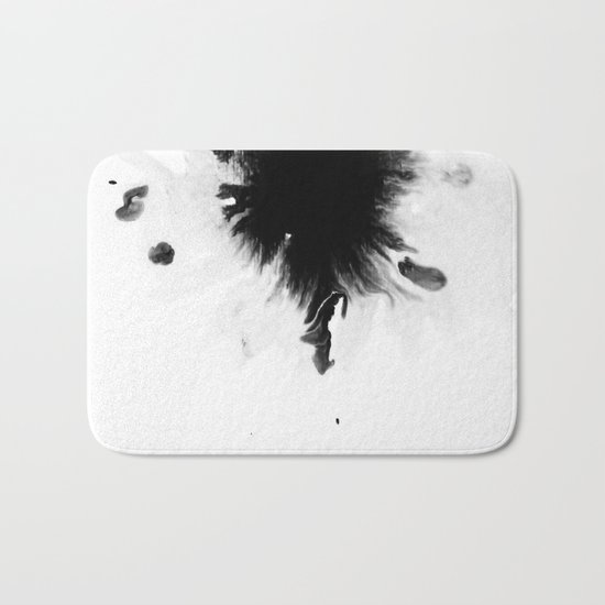 Black Ink II Bath Mat